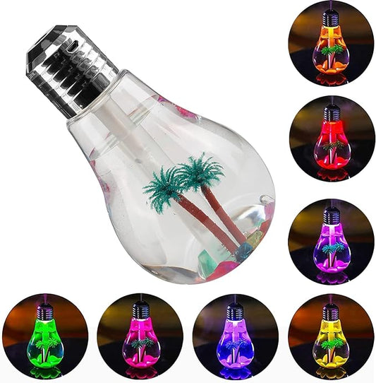 Usb Air Humidifier | Bulb Humidifier Lamp